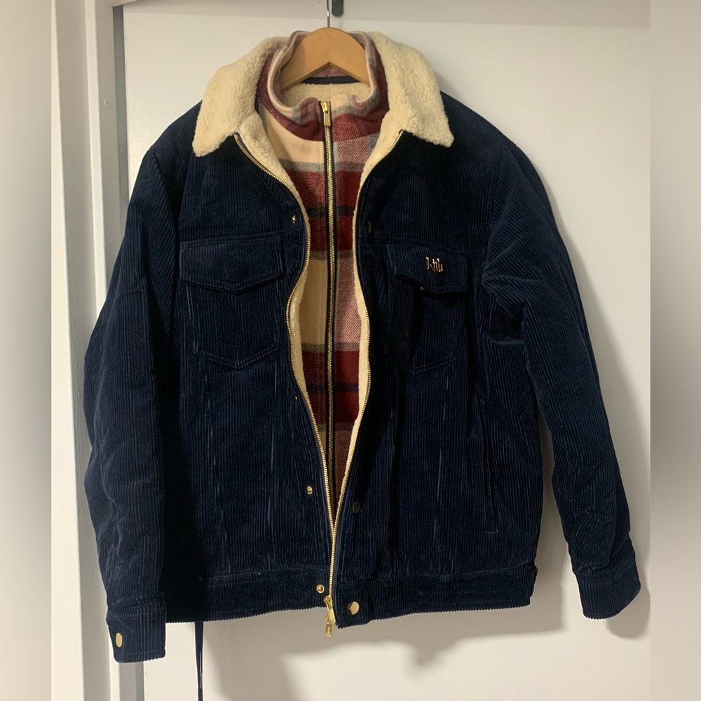 Kith Laight Corduroy Jacket FW18 - Navy Medium